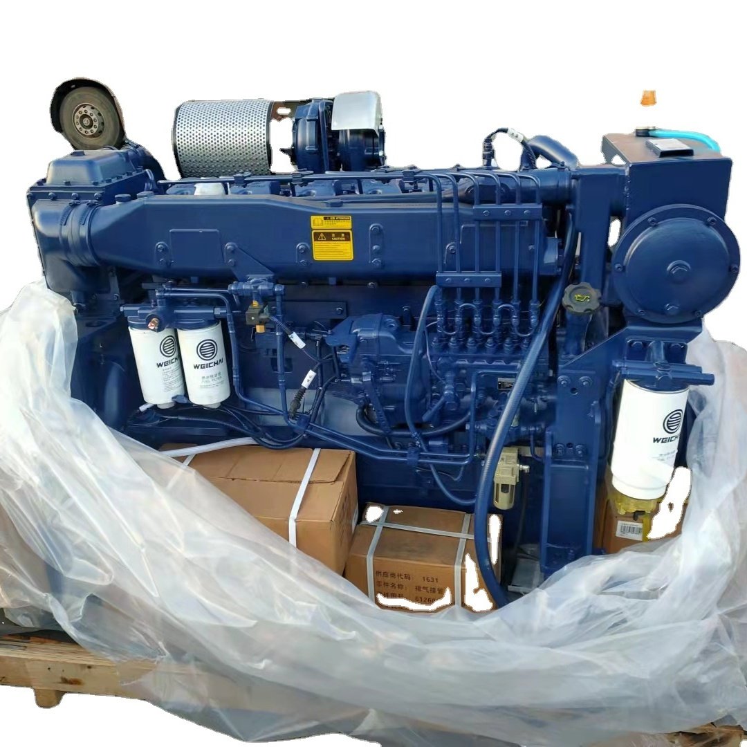 In Stock WD12C375-21 Weichai Motores Boat Engine Marine Diesel Engine Diesel with Gearbox <192 G/kw.h 2100rpm/r/min 375HP / / /